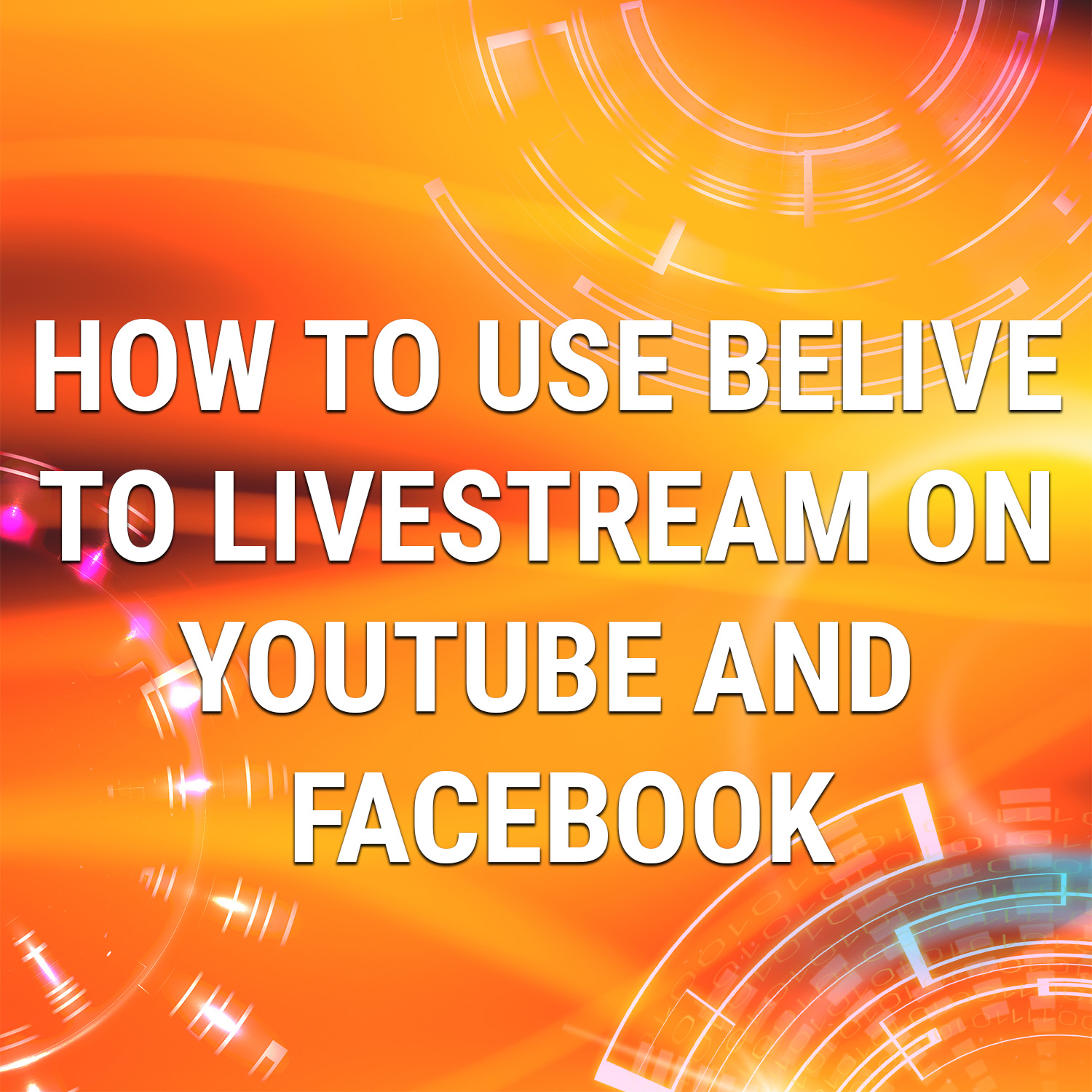 Read more about the article How To Use BeLive To Livestream To Youtube and Facebook